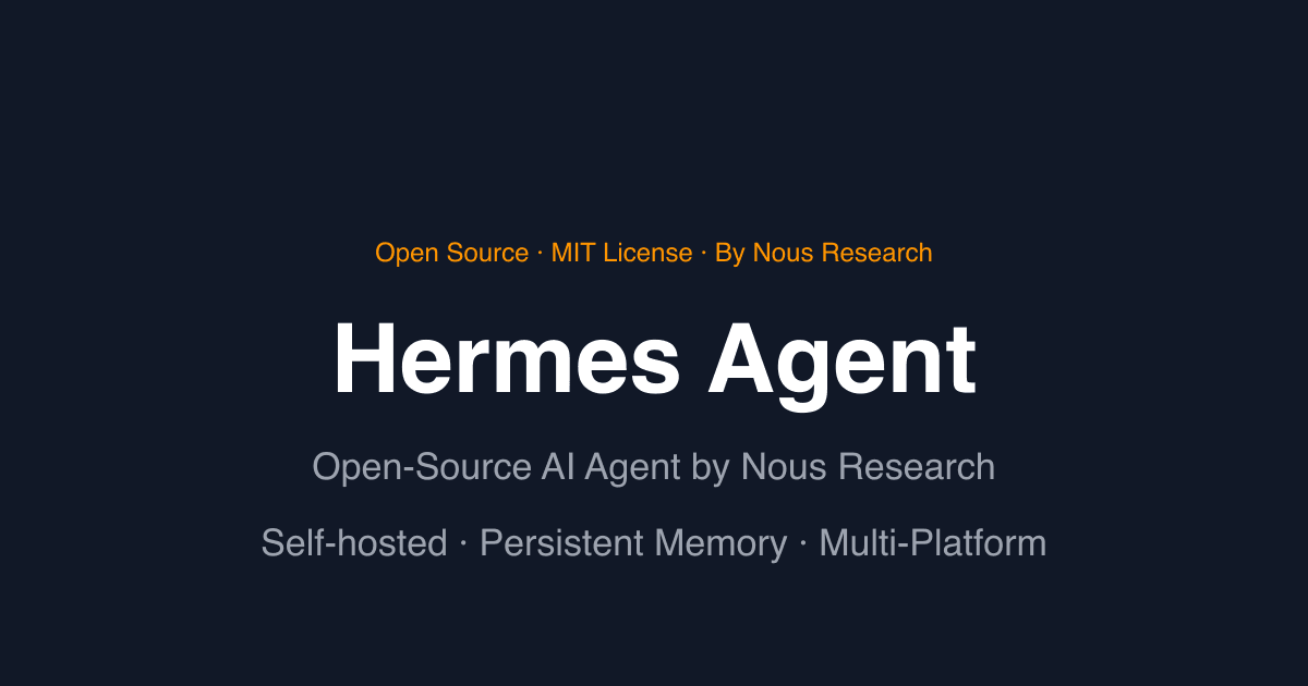Hermes Agent by Nous Research